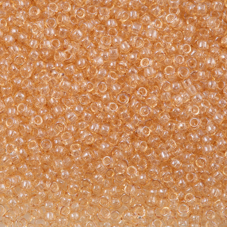 50g Toho Round Seed Bead 8/0 Gold Luster Peach (629)