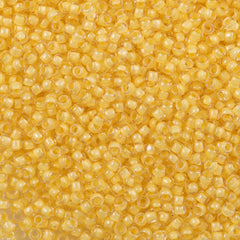 50g Toho Round Seed Bead 8/0 Inside Color Crystal Butter Lined (961)