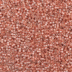 25g Miyuki Delica Seed Bead 11/0 Duracoat Galvanized Bright Copper DB2503