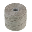 Light Grey S-Lon Bead Cord 77 Yard Spool .5mm TEX 210