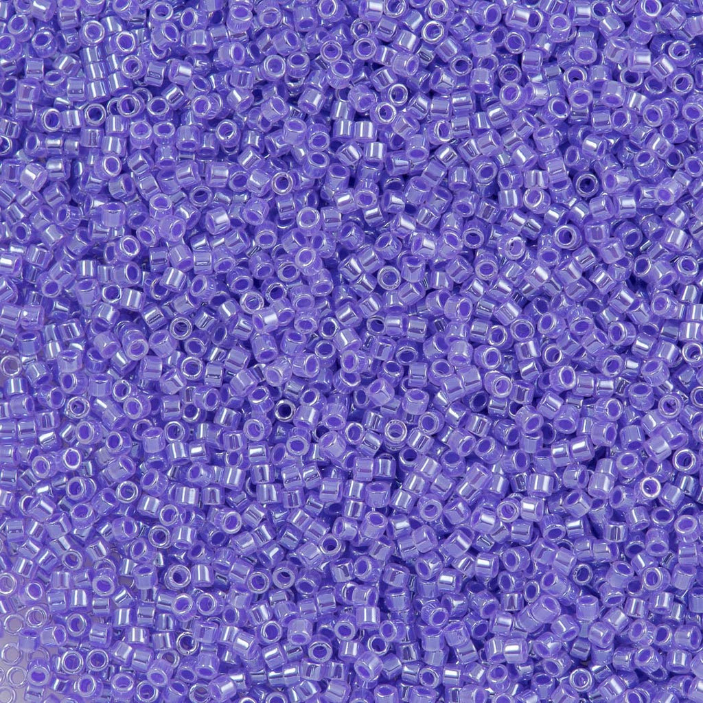 25g Miyuki Delica Seed Bead 11/0 Inside Dyed Color Ceylon Light Purple DB249