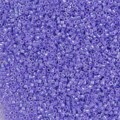 25g Miyuki Delica Seed Bead 11/0 Inside Dyed Color Ceylon Light Purple DB249