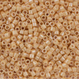 Miyuki Delica Seed Bead 10/0 Opaque Tan Luster DBM205