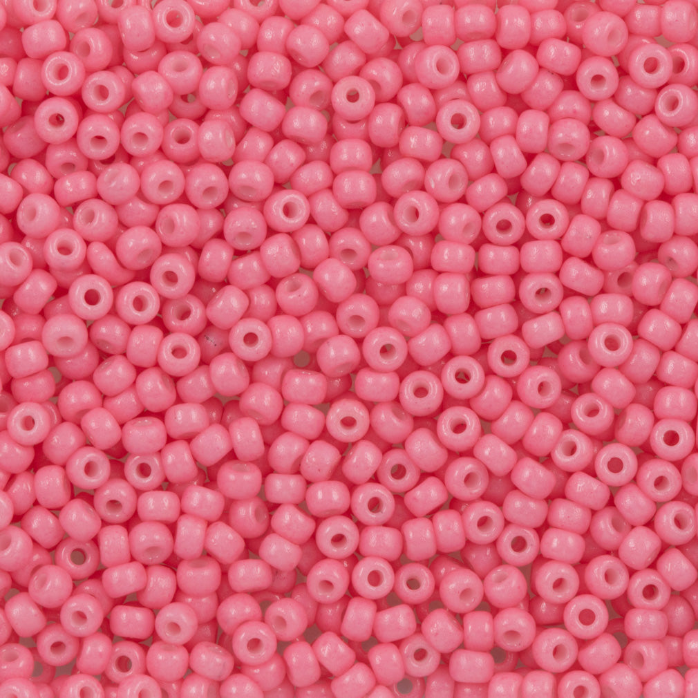 Miyuki Round Seed Bead 11/0 Duracoat Dyed Opaque Dyed Party Pink (4467)