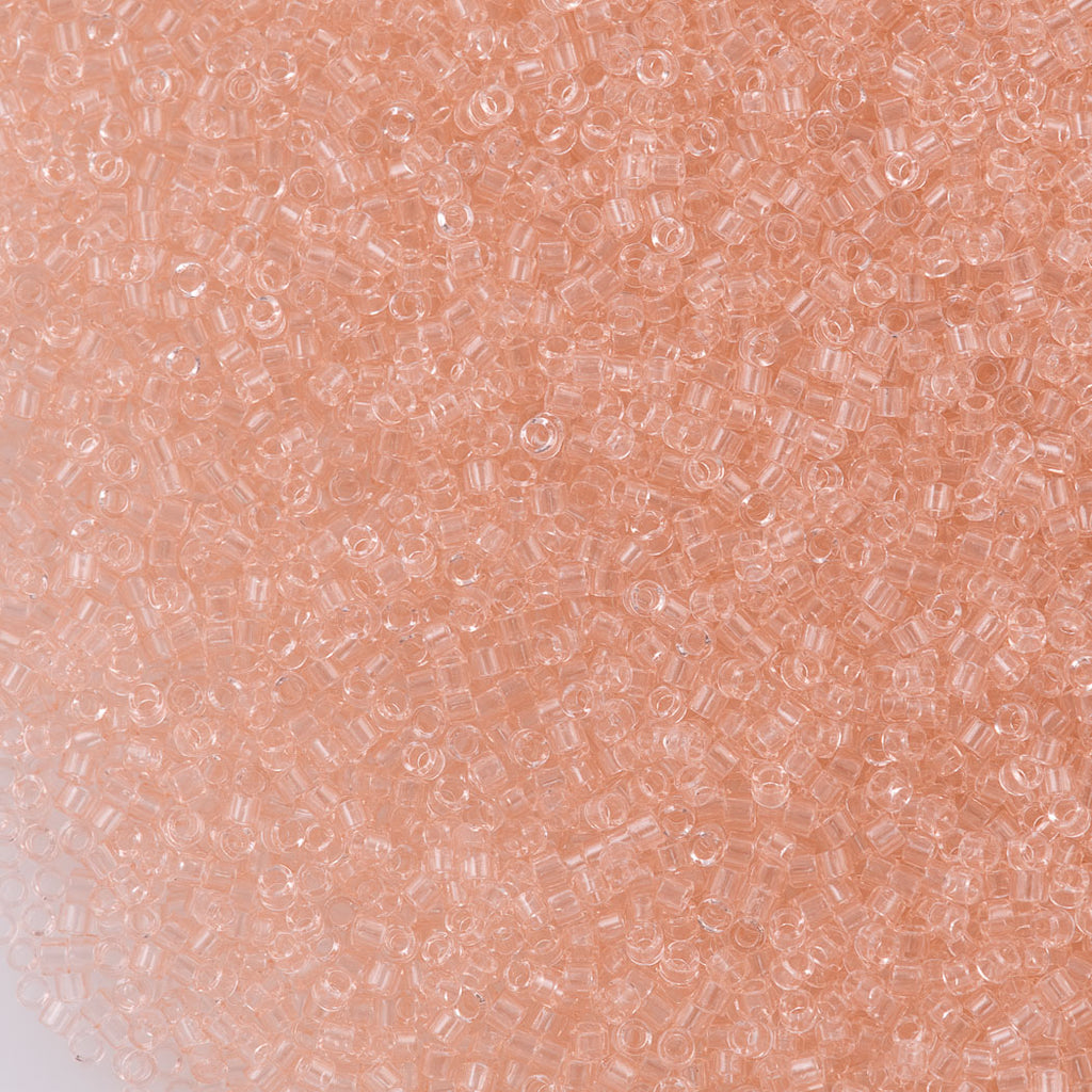 25g Miyuki Delica Seed Bead 11/0 Transparent Pink Mist DB1103