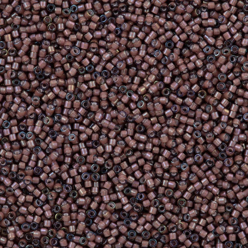 Miyuki Delica Seed Bead 11/0 Inside Dyed Color Berry & White DB1792