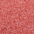 25g Miyuki Delica Seed Bead 11/0 Crystal Glazed Pink Grapefruit Luster DB1481