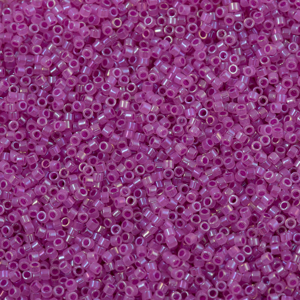 Miyuki Delica Seed Bead 11/0 Inside Dyed Color Lavender Fruit 2-inch Tube DB1744