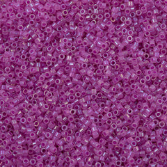 25g Miyuki Delica Seed Bead 11/0 Inside Dyed Color Lavender Fruit DB1744