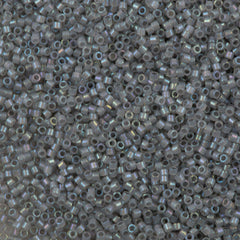25g Miyuki Delica Seed Bead 11/0 Inside Dyed Color Cream Grey DB1770