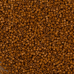 25g Miyuki Delica Seed Bead 11/0 Duracoat Dyed Opaque Sienna DB2109