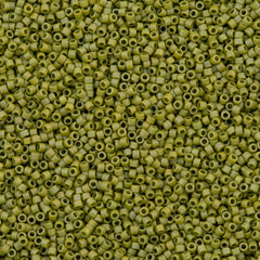 Miyuki Delica Seed Bead 11/0 Matte Opaque Glazed Seaweed AB DB2309