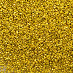 Miyuki Delica Seed Bead 11/0 Galvanized Dark Yellow DB424