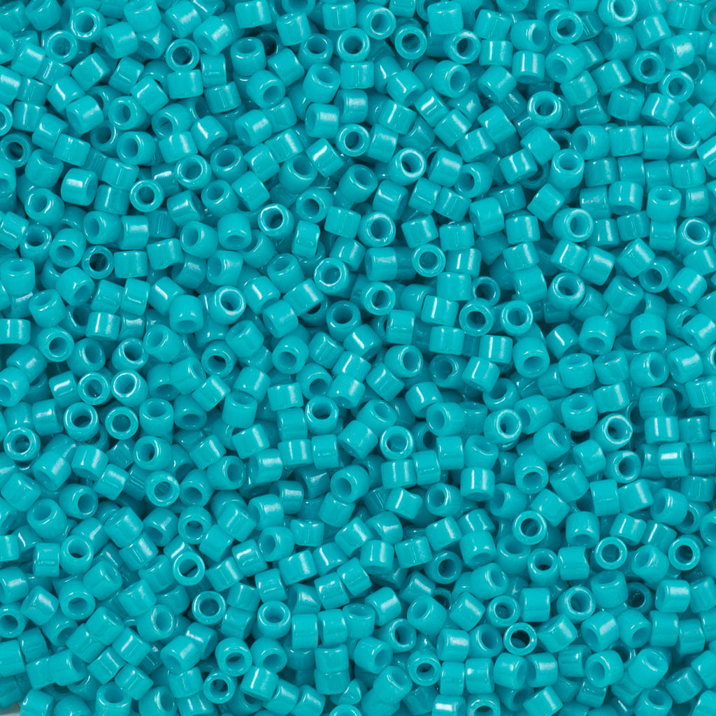 Miyuki Delica seed bead 11/0 Opaque Dyed Turquoise DB658