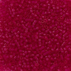 25g Miyuki Delica Seed Bead 11/0 Matte Transparent Fuchsia DB775
