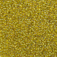 50g Miyuki Round Seed Bead 11/0 Silver Lined Yellow AB (1006)