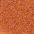 50g Miyuki Round Seed Bead 11/0 Silver Lined Orange AB (1008)