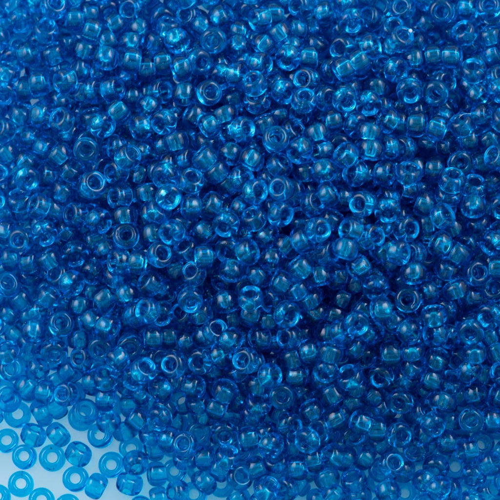 Miyuki Round Seed Bead 11/0 Transparent Capri Blue (149)