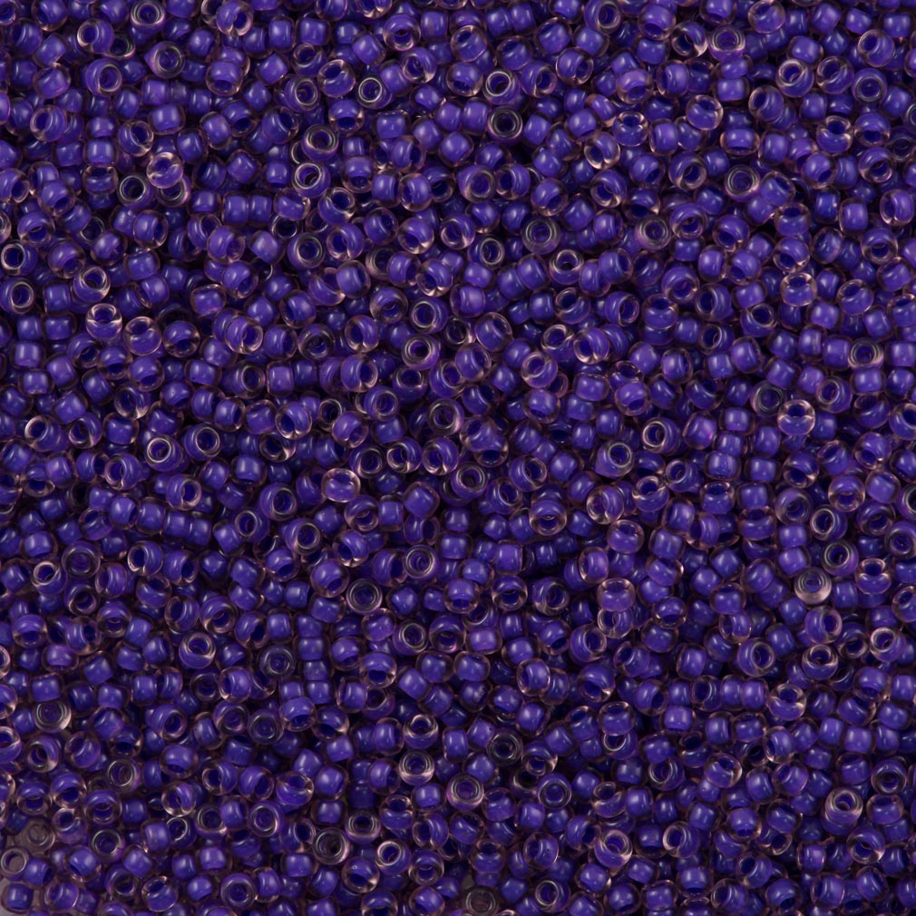 50g Miyuki Round Seed Bead 11/0 Semi Matte Violet Amethyst (1932)