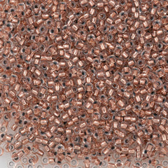 8g Miyuki Round Seed Bead 11/0 Copper Lined (197)
