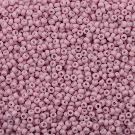 Miyuki Round Seed Bead 11/0 Opaque Matte Light Rose (2024)