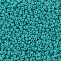 Miyuki Round Seed Bead 11/0 Opaque Matte Seafoam Blue (2029)