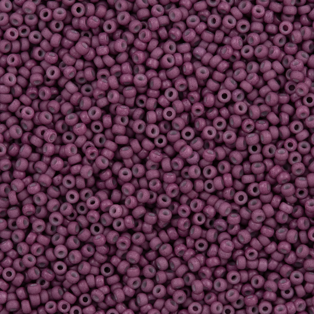 Miyuki Round Seed Bead 11/0 Opaque Matte Dyed Wine (2047)