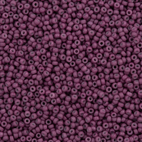 Miyuki Round Seed Bead 11/0 Opaque Matte Dyed Wine (2047)