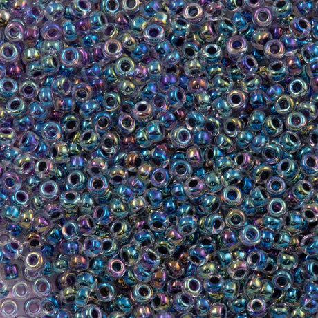 Miyuki Round Seed Bead 11/0 Inside Color Lined Amethyst AB (274)