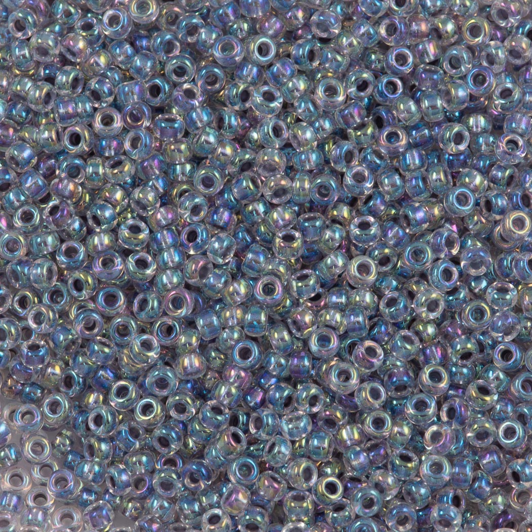 Miyuki Round Seed Bead 11/0 Inside Color Lined Light Purple AB (286)