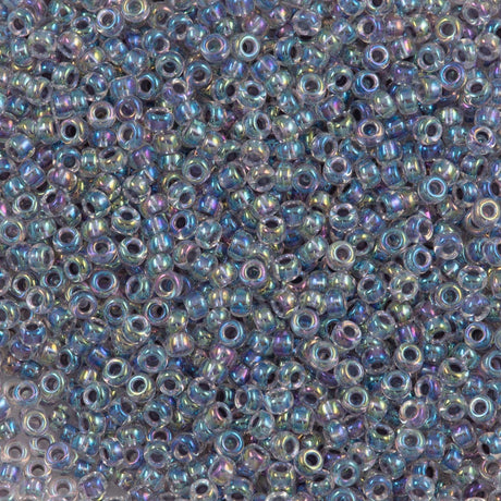 Miyuki Round Seed Bead 11/0 Inside Color Lined Light Purple AB (286)