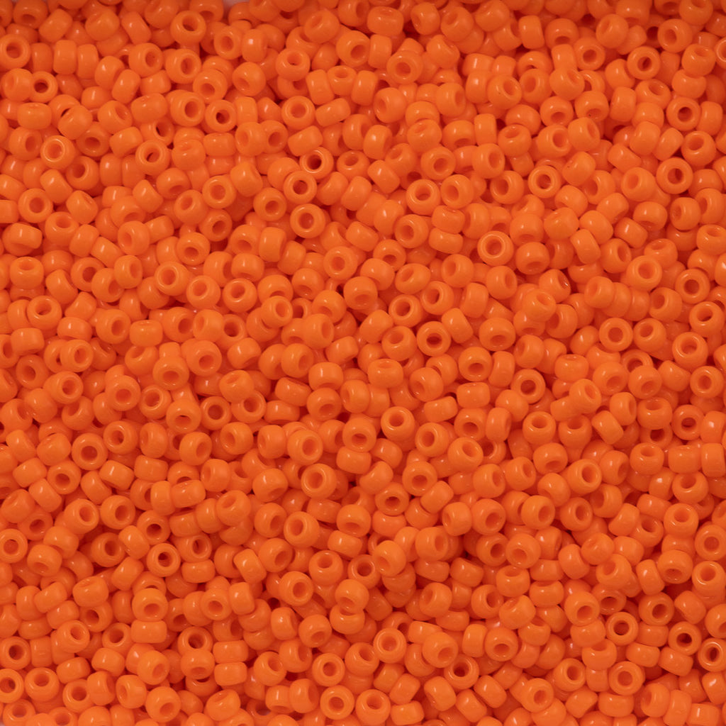 Miyuki Round Seed Bead 11/0 Opaque Orange (406)