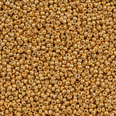 Miyuki Round Seed Bead 11/0 Duracoat Galvanized Gold 22g Tube (4202)