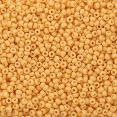 Miyuki Round Seed Bead 11/0 Duracoat Dyed Opaque Banana 22g Tube (4452)