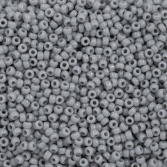 50g Miyuki Round Seed Bead 11/0 Cement Grey (498)