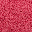 50g Miyuki Round Seed Bead 11/0 Opaque Matte Dyed Bright Pink (2045)