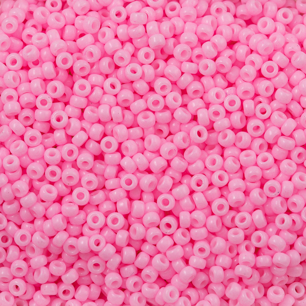 Miyuki Round Seed Bead 11/0 Opaque Dyed Soft Pink (415)
