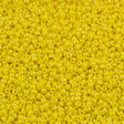 50g Miyuki Round Seed Bead 11/0 Opaque Yellow Luster (422)