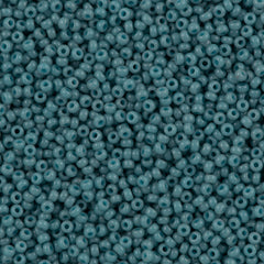 8g Miyuki Round Seed Bead 11/0 Duracoat Dyed Opaque Moody Blue (4479)