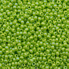 50g Miyuki Round Seed Bead 11/0 Opaque Chartreuse AB (479)