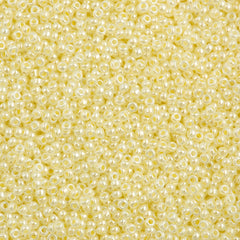 50g Miyuki Round Seed Bead 11/0 Butter Cream Ceylon (527)