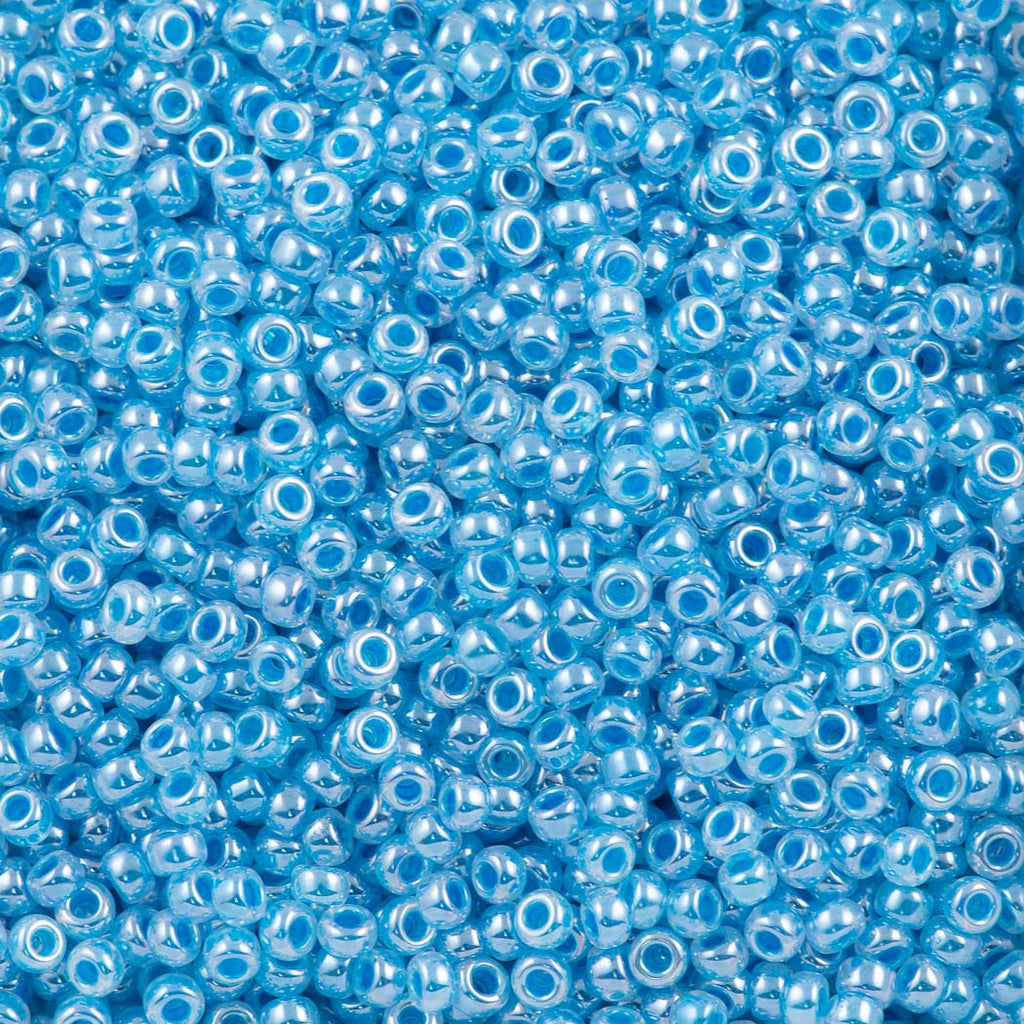 Miyuki Round Seed Bead 11/0 Aqua Ceylon (537)