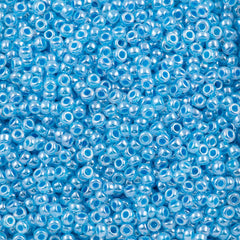 Miyuki Round Seed Bead 11/0 Aqua Ceylon 22g Tube (537)