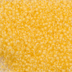 Miyuki Round Seed Bead 11/0 Daffodil Lined Crystal 22g Tube (1936)