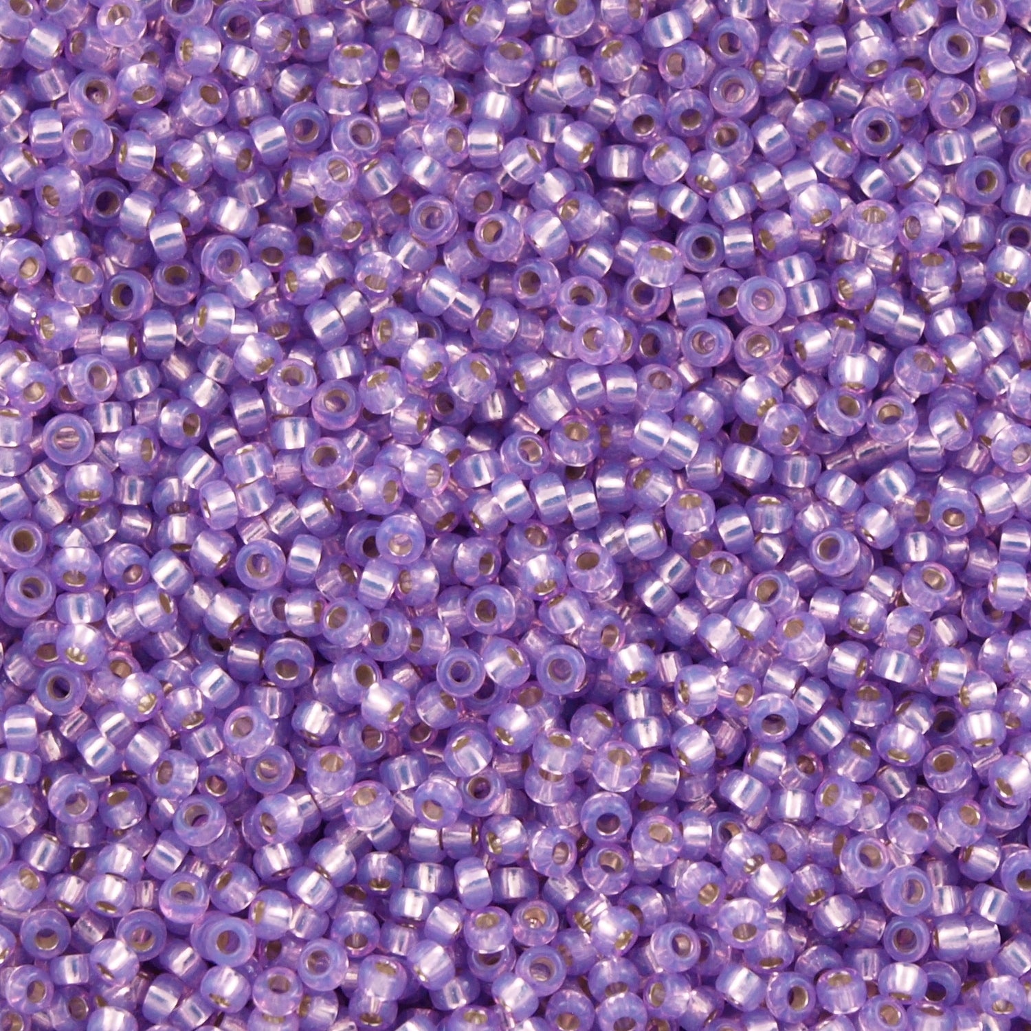 Miyuki Round 11/0 Ceylon Silver Lined Dyed Violet #574 Miyuki Round 11/0 Ceylon Silver Lined Dyed Violet #574