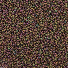 Miyuki Round Seed Bead 11/0 Opaque Matte Olive Rose (2035)