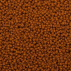 Miyuki Round Seed Bead 8/0 Duracoat Dyed Opaque Persimmon 22g Tube (4458)