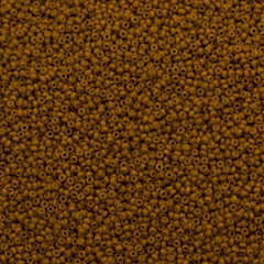 Miyuki Round Seed Bead 11/0 Duracoat Dyed Opaque Toast 22g Tube (4460)