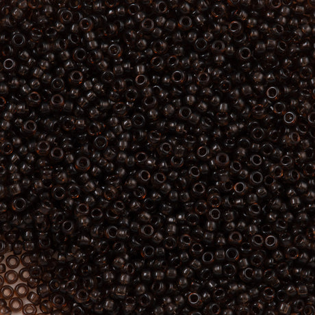 Miyuki Round Seed Bead 15/0 Transparent Brown (135)