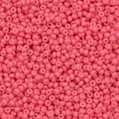 Miyuki Round Seed Bead 15/0 Duracoat Dyed Opaque Guava 10g Tube (4465)